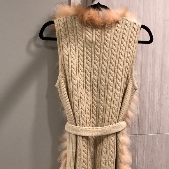 Linda Richards Fur Sweater Vest - Picture 5 of 6